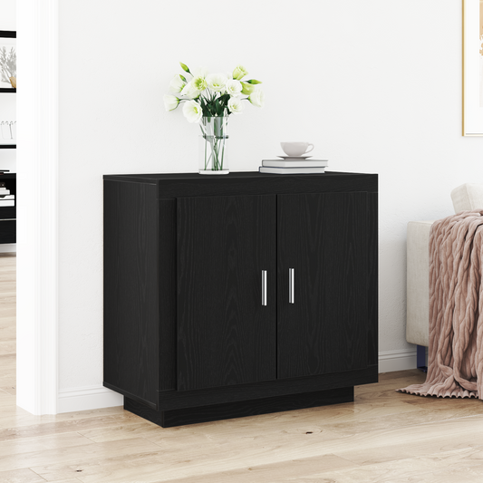 Skjenk Svart Eik 80x40x75 cm