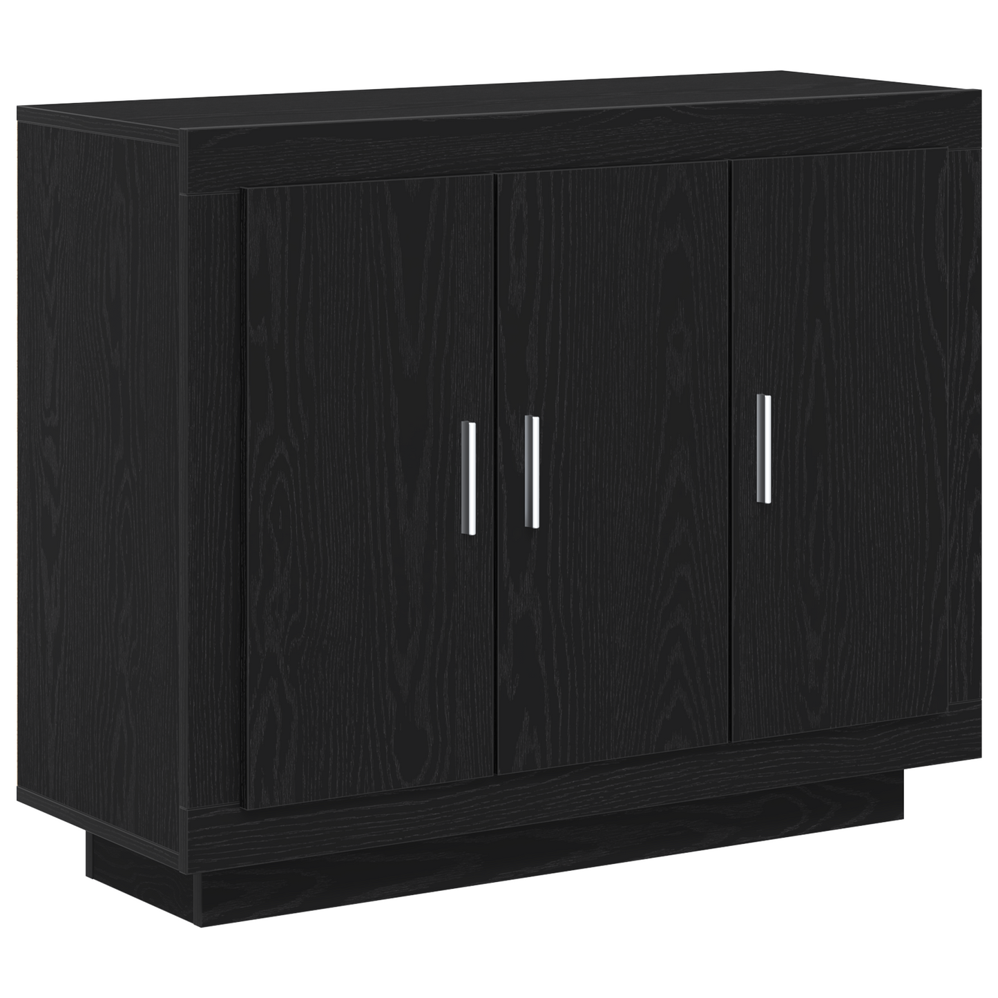 Skjenk Svart Eik 92x35x75 cm