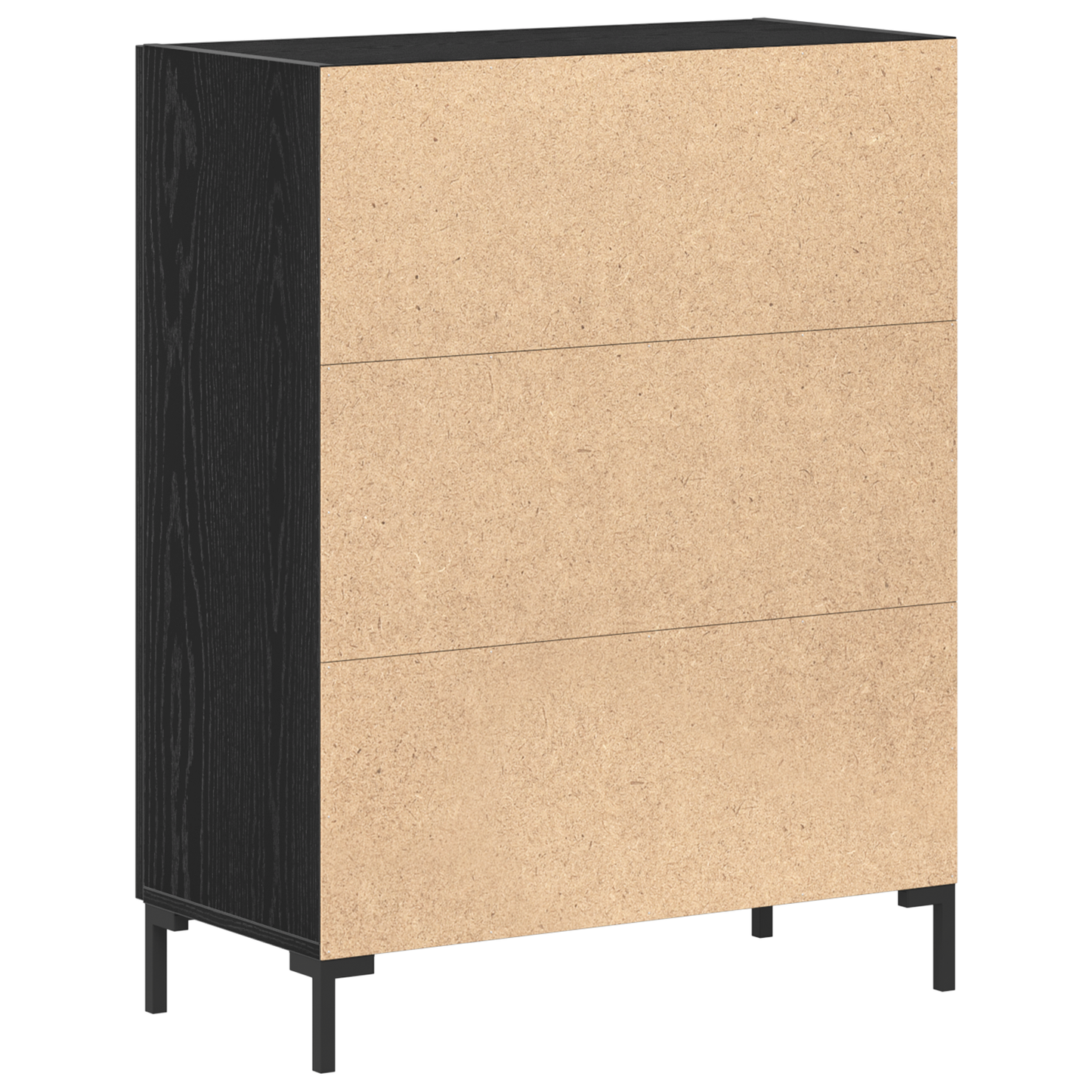 Skjenk Svart Eik 69,5x34x90 cm