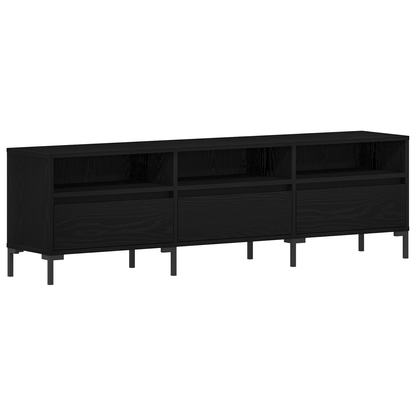 TV-Møbel Svart Eik TV-benk 150x30x44,5 cm