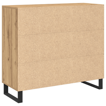Skjenk Artisan Eik med 3 Dører 90x34x80 cm