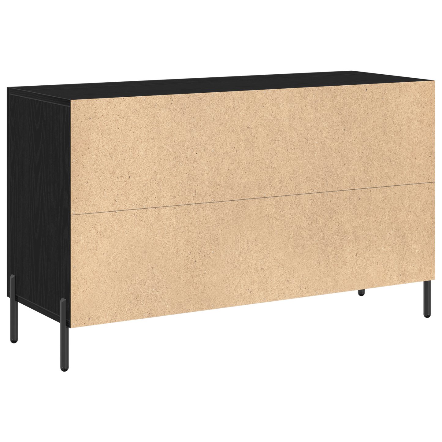 Skjenk Svart Eik 100x36x60 cm