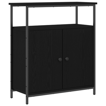 Skjenk Svart 70x30x80 cm