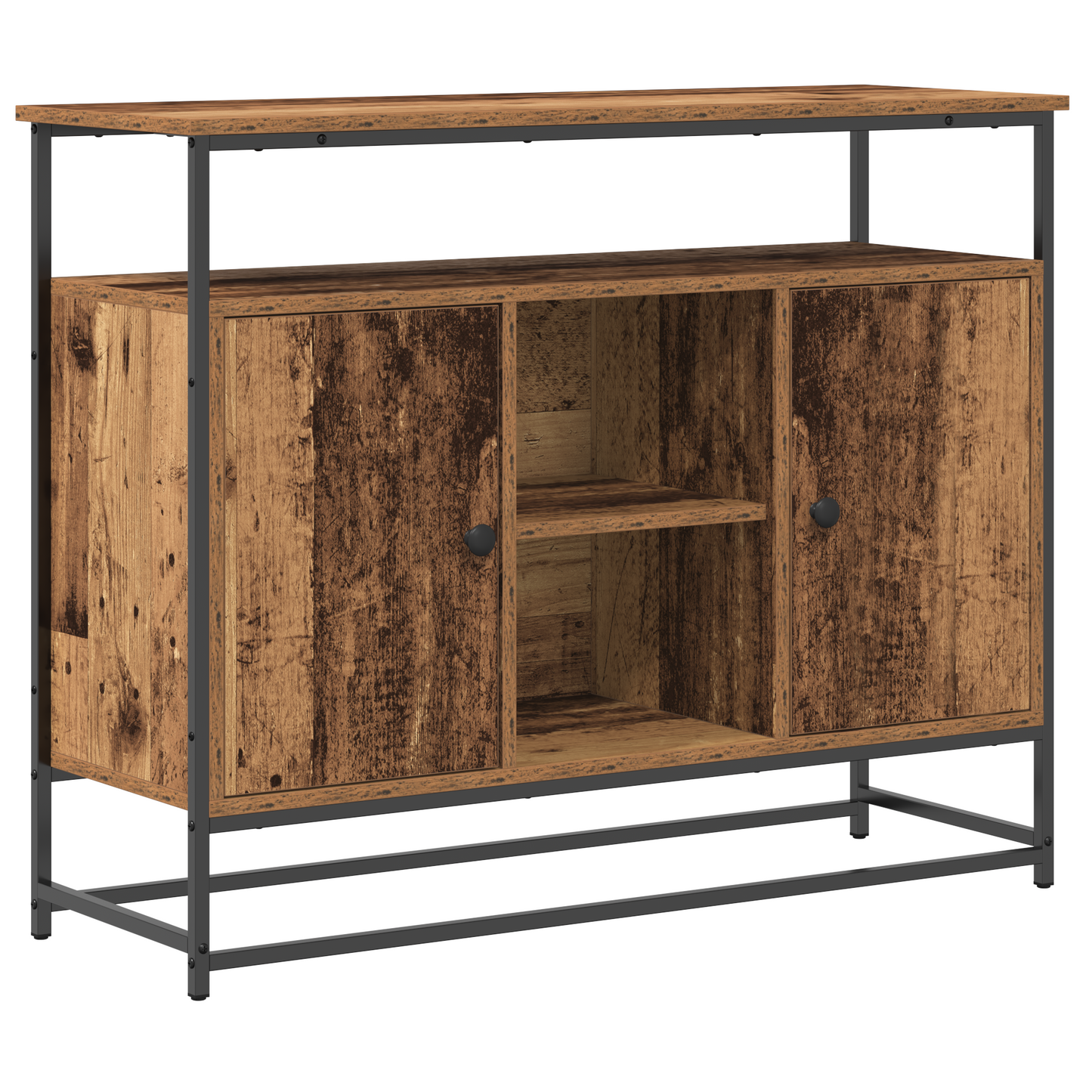 Skjenk Gammelt Tre 100x35x80 cm