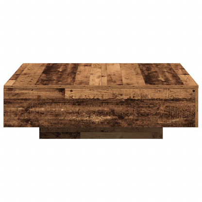 Salongbord Sofabord Gammelt Tre 100x100x31 cm