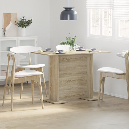 Spisebord Sonoma Eik 110x60x75 cm Konstruert tre