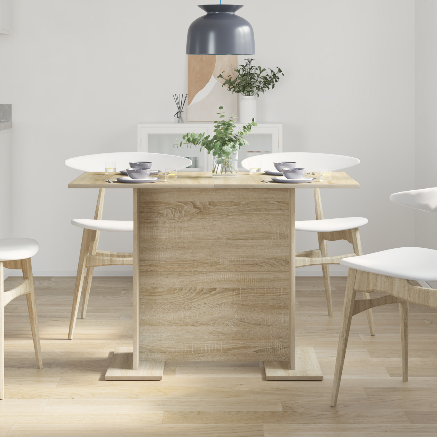 Spisebord Sonoma Eik 110x60x75 cm Konstruert tre