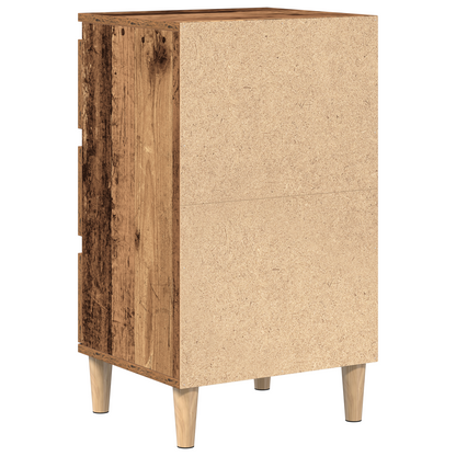Nattbord Sengbord Gammelt Tre 40x35x70 cm