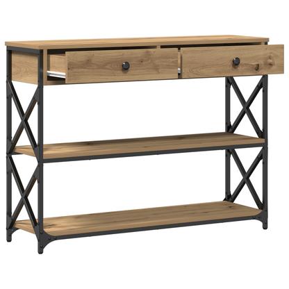 Avlastningsbord konsollbord Artisan Eik 100x28x75 cm