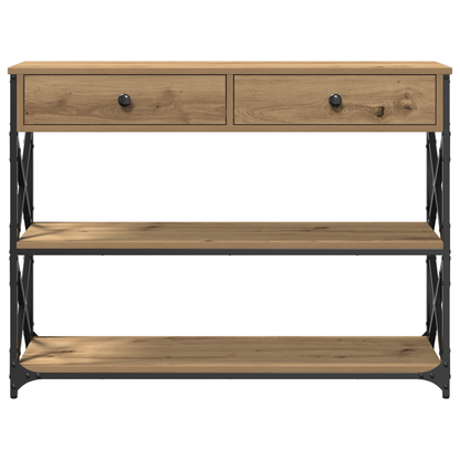 Avlastningsbord konsollbord Artisan Eik 100x28x75 cm
