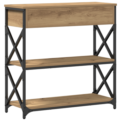 Avlastningsbord konsollbord Artisan Eik 75x28x75 cm