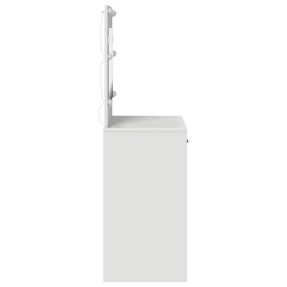 Sminkebord Hvit LED 78,5 x 41 x 135 cm