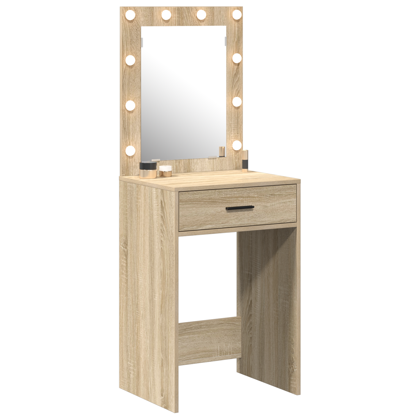 Sminkebord Sonoma Eik LED 50x41x135 cm