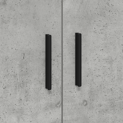 Nattbord Sengbord Betonggrå 127x41x40 cm