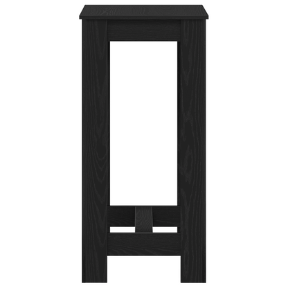Bar Bord Svart Eike Konstruert Tre 51x50x103,5 cm