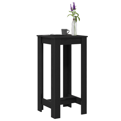 Bar Bord Svart Eike Konstruert Tre 51x50x103,5 cm