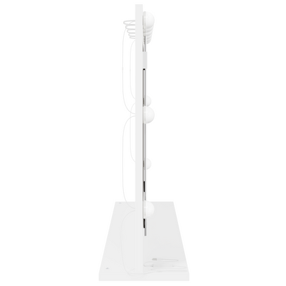 Sminkespeil Hvit LED 80x55x18 cm