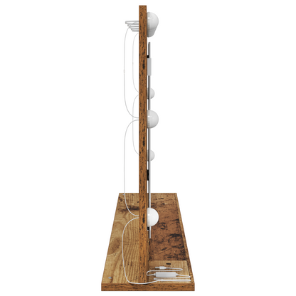 Baderomsspeil Gammelt Tre Tre og glass 100 x 55 x 18 cm Speil
