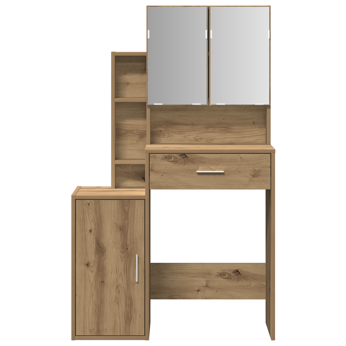 Sminkebord Artisan Eik Speil LED