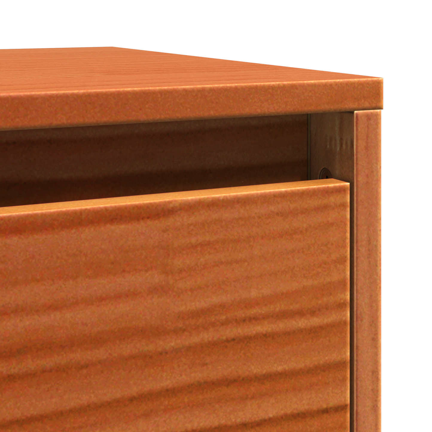 Veggskap Brun Voksbrun 100 x 30 x 35 cm Heltre furu