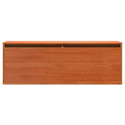 Veggskap Brun Voksbrun 100 x 30 x 35 cm Heltre furu
