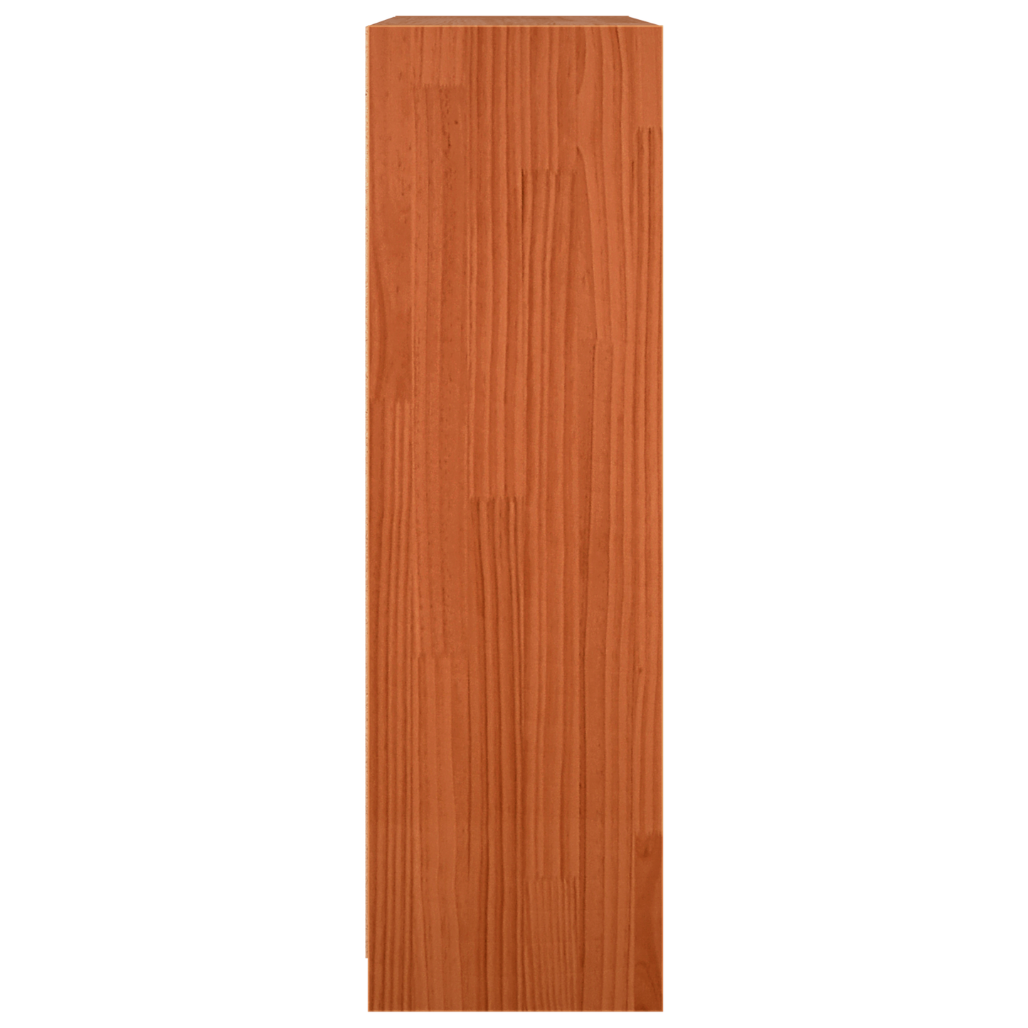 Bokhylle Brun Romdeler Voksbrun 104 x 33 x 110 cm Heltre furu