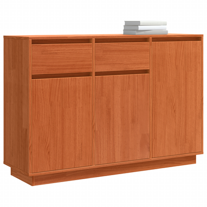 Skjenk Brun Voksbrun 110 x 34 x 75 cm Heltre furu