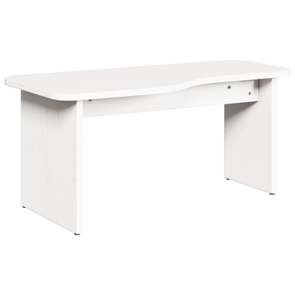 Salongbord Sofabord Hvit 2 stk Hvit 100 x 69 x 35.5 cm Massiv furu tre