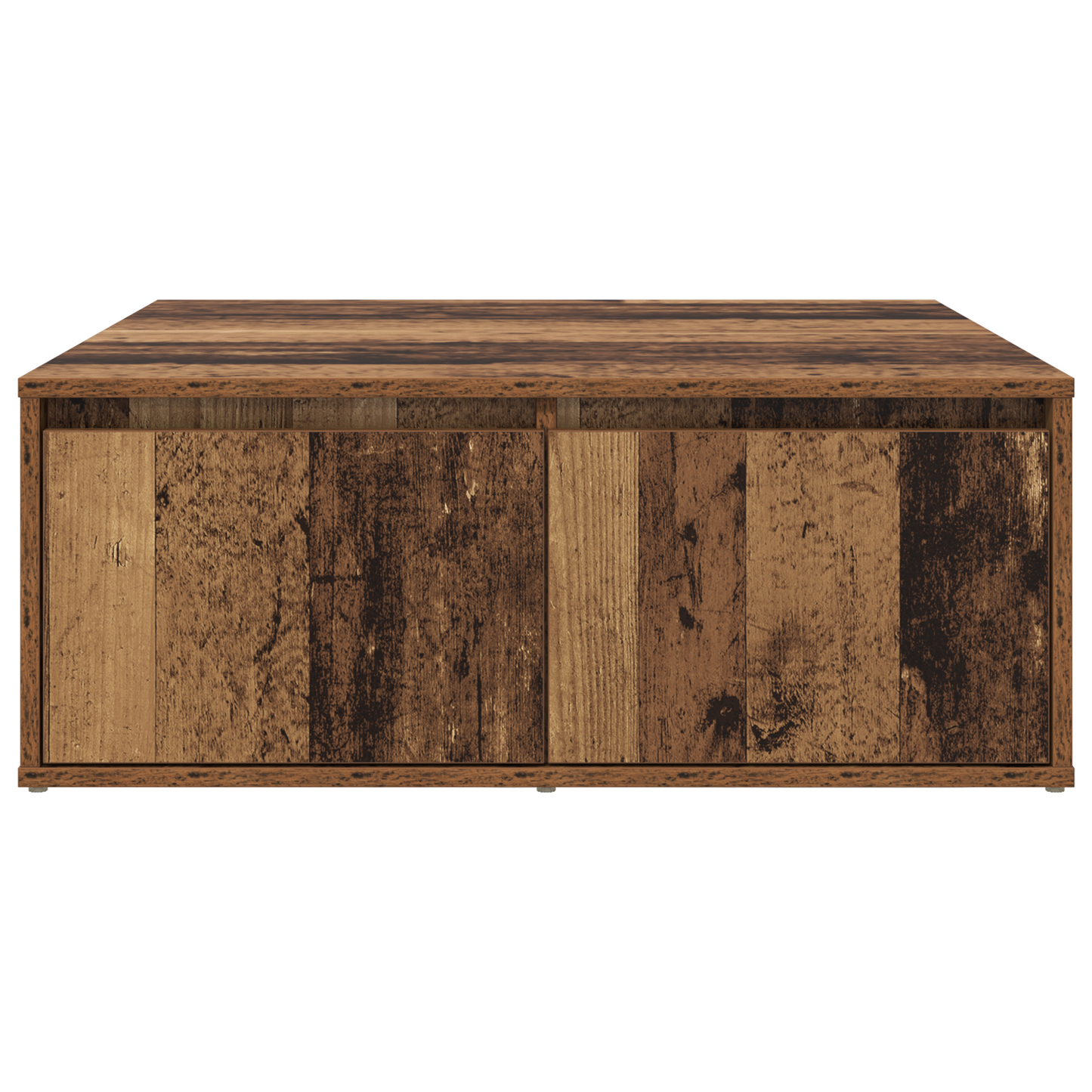 Salongbord Sofabord Gammelt Tre med skuff 80 x 80 x 31 cm