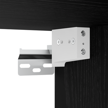 Baderomsspeil Speilskap Svart Eik 91 x 15 x 76.5 cm
