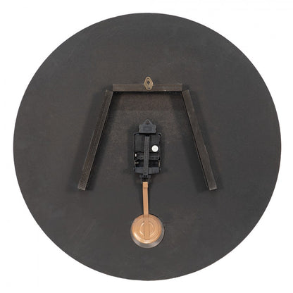 Veggklokke med bevegelig pendel 58x4 cm Brun MDF