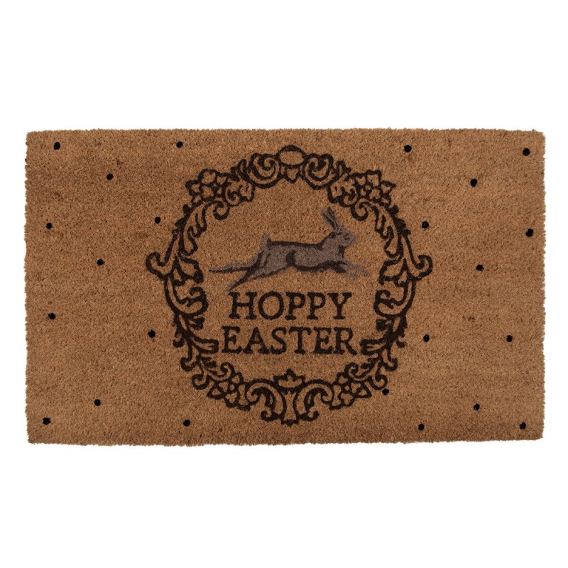 Drmatte Hoppy Easter Brun Svart 75x45x1 cm , hemmetshjarta.no